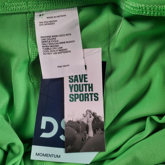 DSG Women's XXL Momentum Ultra High Rise Bike Short 7" Slime Green New - Picture 5 of 6